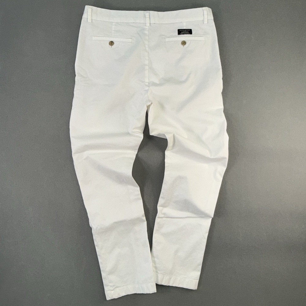 Men's Banana Republic Fulton Skinny Chino Pants Beige Size 34x30 - Picture 2 of 6